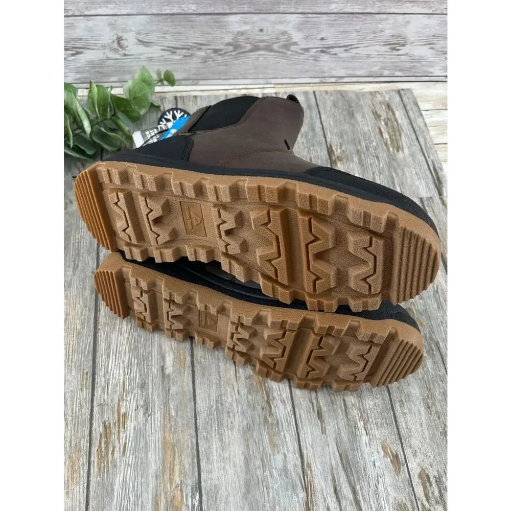 Men's Chelsea Snow Boots Winter Shoes Size 8